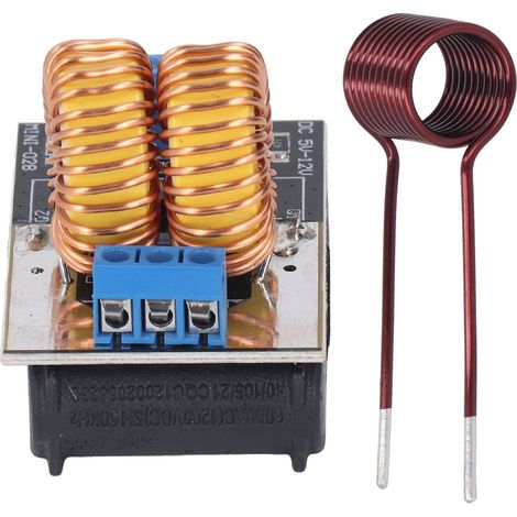 ZH ZVS Niederspannungs-Heizmodul DC 5V bis 12V ZVS-Treiberplatine zum Schmelzen von Gold, Silber, Kupfer und Aluminium (1/5)