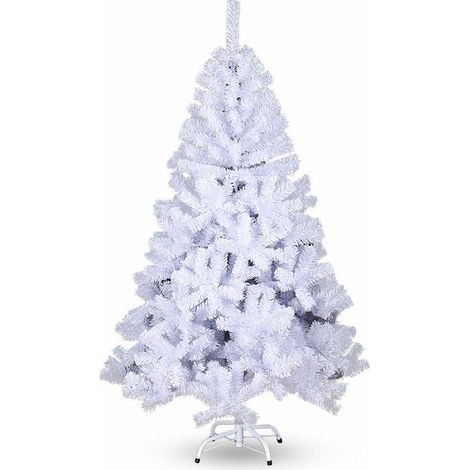 Hengda 2.1m Arbre de Noël Blanc Arbre de Noël Artificiel Unique Arbre Artificiel Décoration de Noël Ignifuge pour la Décoration de Noël (1/5)