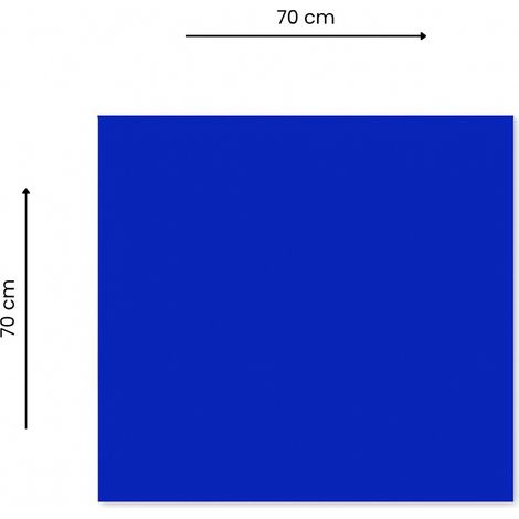 Plaque Plexiglas Bleu PMMA 3 mm – Verre Acrylique – 700x700 mm – Résistante et Découpable (1/5)