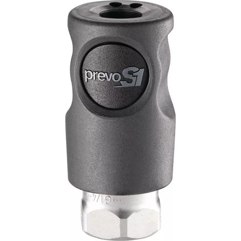 Coupleur ISO C DN6 taraudé BSPP - composite/acier traité anti-corrosion série CSI 06-CSI 061103 - Prevost