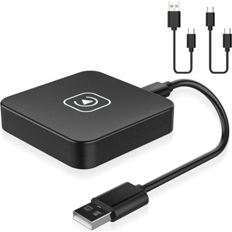CarPlay sans fil pour iphone Connexion Automatique sans fil Bluetooth Siri IOS 15 pour Audi Mercedes Volvo Volkswagen (1/4)