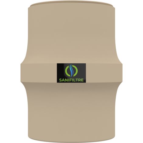 Filtre anti-odeurs au charbon actif pour fosse septique – Diamètre 100 mm – Neutralise jusqu’à 100 % des odeurs – Installation rapide – Hydrodiv