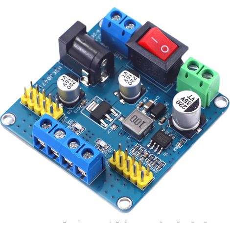 Multi-output intelligent car power module, 3.3V/5V power module, DC-DC 12V to 3.3V/5V. (1/5)