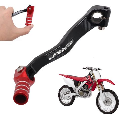 Pedali CNC per CRF250R 2004-2009, CRF250X 2004-2017, CRF450R 2002, rossi