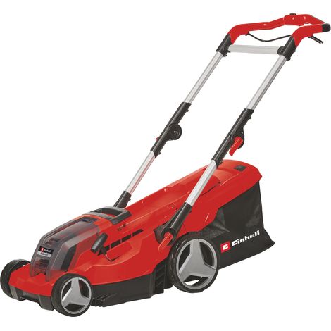 Einhell Akku-Rasenmäher RASARRO 36/36 Kit Power X-Change (36 V, 36 cm Schnittbreite, bis 400 m², 45L Fangkorb, 25-75 mm Schnitthöhe, inkl. 2 x 3,0 Ah Plus Akkus + 2x Ladegerät) (1/10)