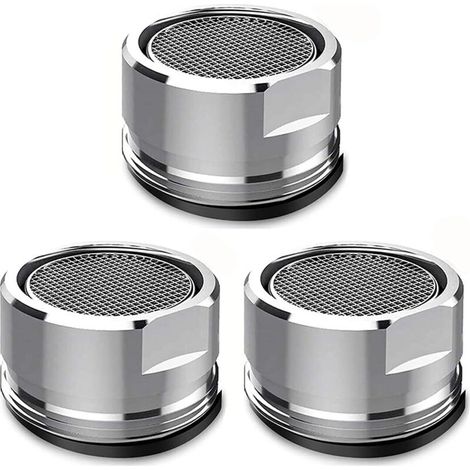 YMYNY Lot de 3 inserts de rechange pour filtre de robinet, 24 mm