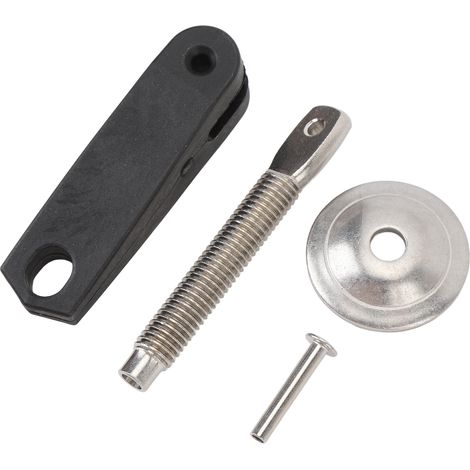 6E0-43116-01 620-43114-00 Kit de poignée à vis de serrage avec plaque de fixation et axe pivotant pour moteur hors-bord de 2 à 6 CV (1/5)