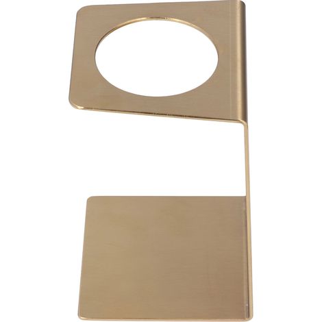 Support pour café filtre compact, léger et durable en métal réutilisable, idéal pour café et maison, couleur or. (1/5)