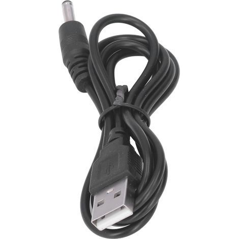 Cordon d'alimentation USB 3.5x1.35mm, 3 pièces, câble de chargement Jack, ligne DC 5V pour ventilateur, haut-parleur de téléphone (1/5)
