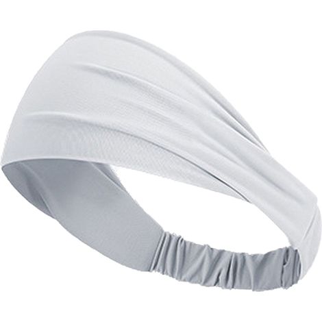 Lot de 3 bandeaux de sport yoga antidérapants, dissipation thermique rapide, absorption d'humidité, doux et respirants, pour fitness athlétique, gris clair (1/5)
