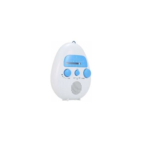 Mini-Duschradio, wasserdicht, batteriebetrieben, FM/A-Crezuo