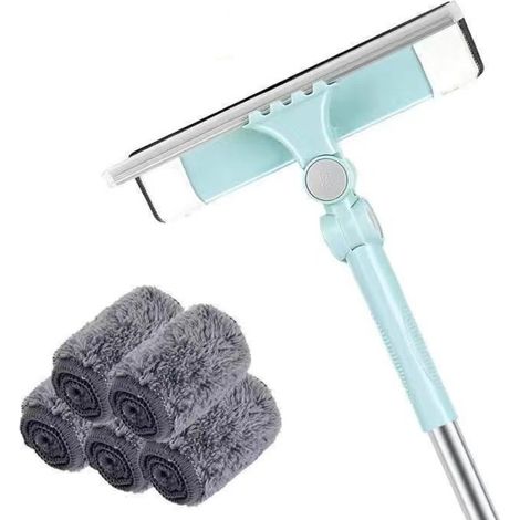 Nettoyeur de vitres rétractable 2 en 1 (1/4)