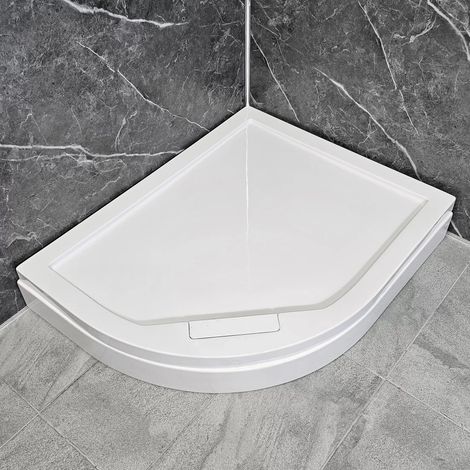 Quadrant Shower Tray Left Hand 1000x800 1200x800 1200x900mm Manhattan Duralite, 1200 x 800mm