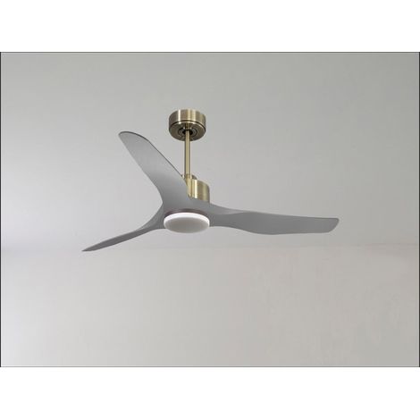 Modulo Low Profile Regular  - un ventilateur pour plafond bas , DC 106 cm Noir pales abs noir Lumière Dimmable 10 à 20 m² (1/5)