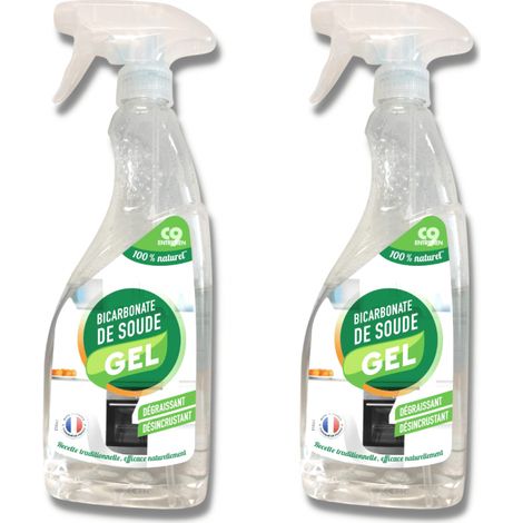 Venteo - Bicarbonate de soude en gel - Idéal pour tout nettoyer du sol au plafond - Lot de 2