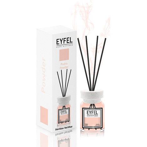Eyfel Duftdiffusor mit Stäbchen - Pulver 120 ml