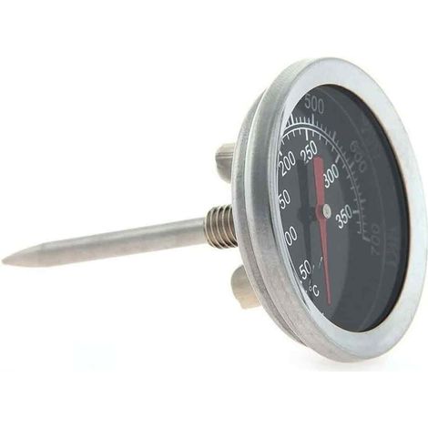 Thermomètre de Four en Acier Inoxydable Thermomètre pour Barbecue Grill fumoir Thermomètre 50 à 350 °C, 100 à 700 ℉ (Type A 350°C) (1/5)
