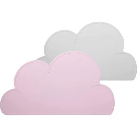 2Pcs Set de table enfant en silicone étanche et antidérapant,Napperons en silicone pour bébé,tapis de cuisine pour tout-petits (1/4)