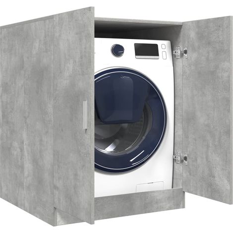 Waschmaschinenschrank Betongrau 70,5x71,5x91,5 cm vidaXL (1/7)