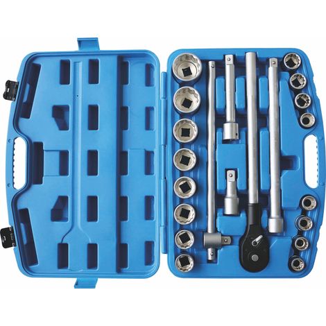 Coffret de douilles 3/4" 12 pans STILKER
