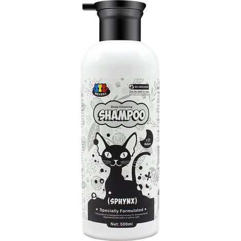 1 Gel douche chat, contrôle sébum, formule hypoallergénique, aloe vera avoine, pour peau grasse queue (1/5)