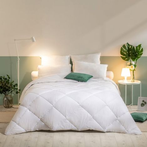 Couette Chaude Lavable en machine à 95°C, Pour lit 1 personne, 140x200cm (1/5)