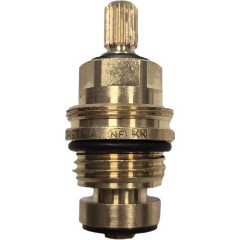 Vis de rechange pour mouvement taille Ø1/2" avec broche 8x20 Cristina Rubinetterie CRIVT1836Q00 Tete (1/2)