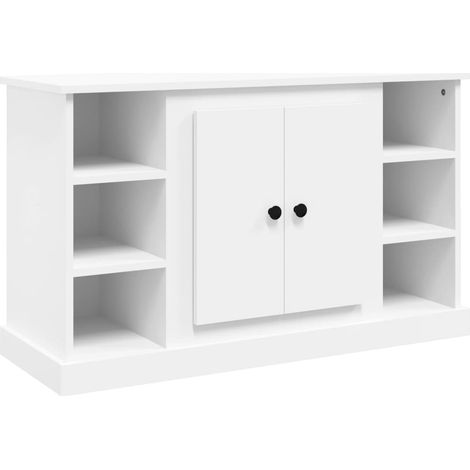 Credenza cassettiera mobile contenitore organizer cucina soggiorno salotto 100 x 355 x 60 cm legno ingegnerizzato bianco 020030153
