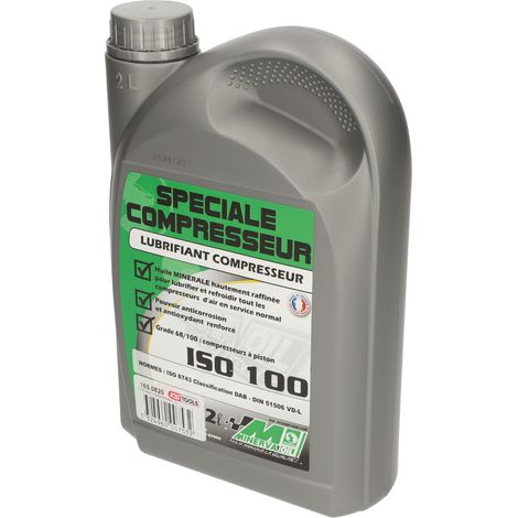 KS Tools - Lubrifiant ISO 100 pour compresseurs, 2 L - 165.0820 (1/2)