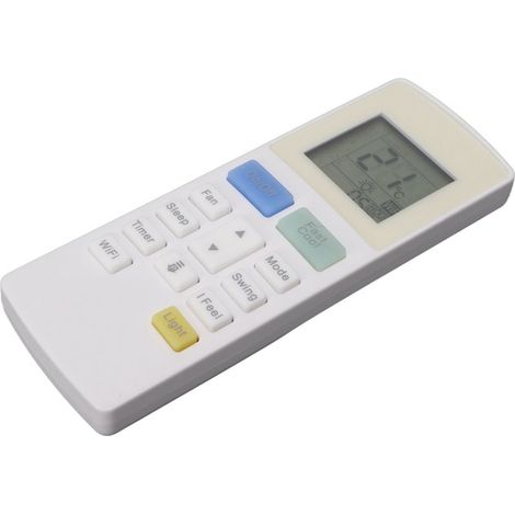 1 télécommande pour climatiseur, compatible Gree Montana Daitsu Hiyasu, modèle YAW1F9, sans fonction chauffage, ABS (1/5)