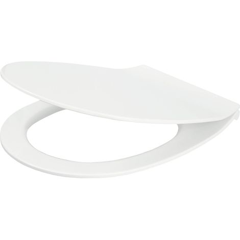 Deante Silia asiento de inodoro blanco slim cierre lento
