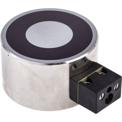 Aimant de porte pour contrôle d'accès RS PRO 24V c.c., 1000N Diam 50mm ( Prix pour 1 )