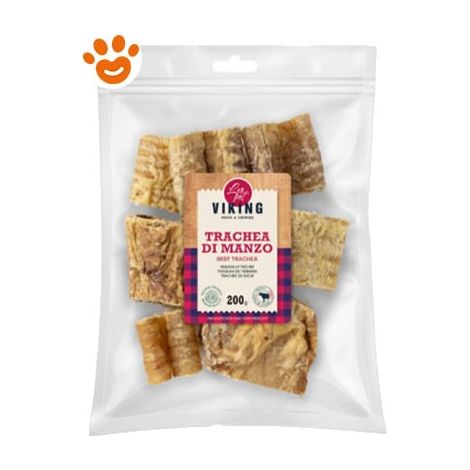 Leopet Dog Snack Viking Trachea di Manzo - Leopet Dog Snack Viking Trachea di Manzo - Confezione Da 200 Gr