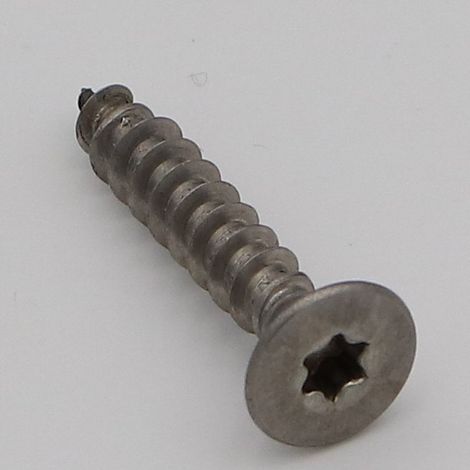 VBA Vis bois agglo Tête fraisée TF TORX T40 10X80 Filetage total Inox A2-1 pièce (1/3)