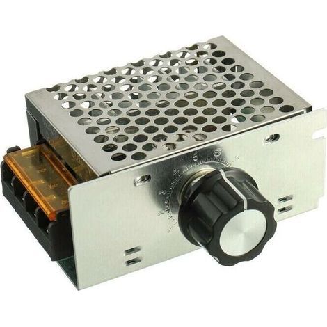 4000W Hochleistungs-SCR-Elektronik-Spannungsregler 220V AC Motordrehzahlregler Dimmer Thermostat (1/5)