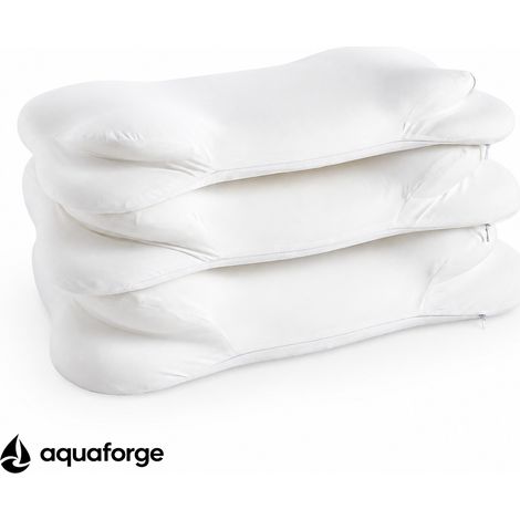 Almofada Cervical Ergonómica Espuma Viscoelástica Respirável Capa Removível 58 x 32 cm (1/5)