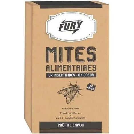 Fury Lebensmittelmottenfalle ohne Geruch 2 Fallen