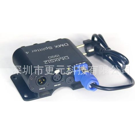 Amplificateur de signal, éclairage de scène, distributeur DMX512, 4 canaux