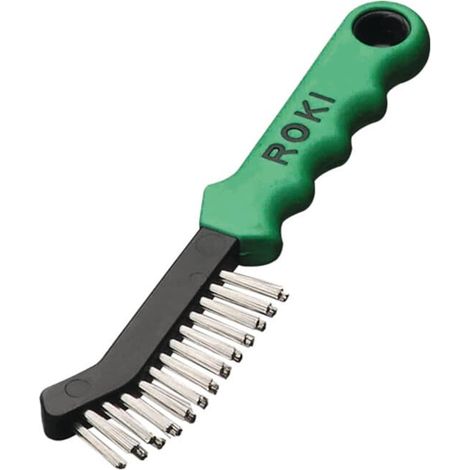 Profi-Handbürste ROKI Edelstahldraht, glatt, 0,35mm
