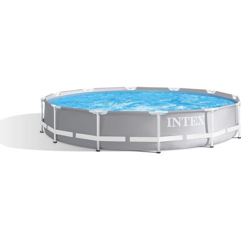 Intex – Piscine tubulaire 366x76 cm – Structure en acier galvanisé – Liner PVC triple couche – Capacité 6503 litres – Montage rapide 30 minutes (1/5)
