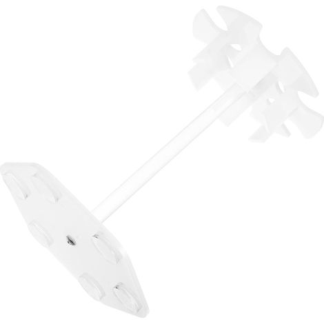 Support de Pipettes de Laboratoire Blanc en Acrylique Rond Grosse Capacité et Support Stable pour Scientifique et Usage de Recherche (1/5)