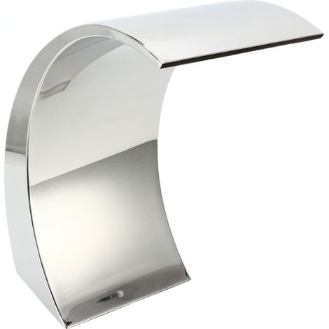 Buse de cascade de piscine en acier inoxydable, filetage femelle G1 1/2, design arrondi (1/5)