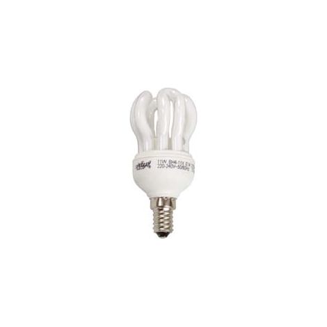 LAMPADA ELETTRONICA COMPATTA E14  11w  E14   2700  °K calda    SYNTESY