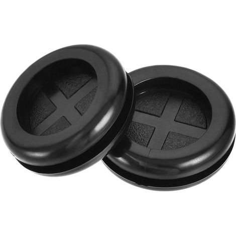8pcs passe-fil caoutchouc, diamètre 22mm, recto-verso, protection câble, pour maison bureau industrie (1/5)
