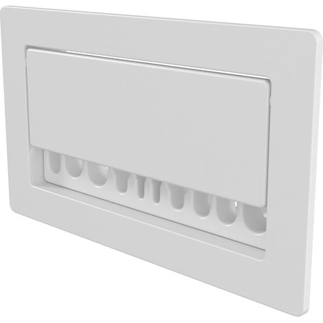 Organizador de cables de TV KPTV55, cubierta para cables de TV, blanco (1/5)