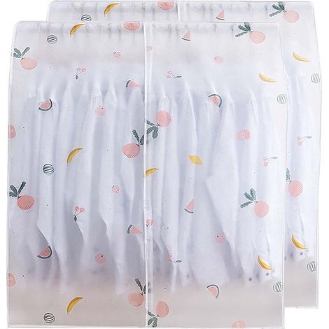 Housse de vêtement, housse de protection transparente pour vêtements, lot de 2, PE (1/4)