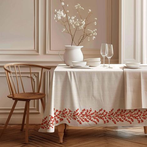 Tovaglia Papava, Lavable a 30°, Forma Rectangular, 150x250 cm Multicolor (1/3)