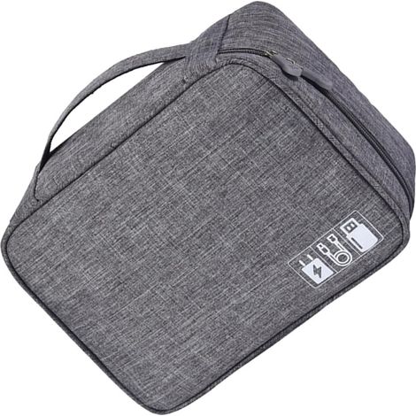 Pochette Protection pour Électroniques en Accessoires de Rangement Solide Polyester, Grosse Capacité Voyage Usage Quotidien (1/5)