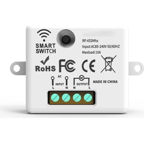 Module pour Interrupteur sans Fil 10A 300W max - SILAMP (1/2)