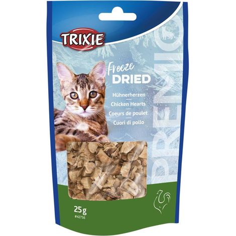 Premio freeze dried coeurs de poulet 25 g (1/2)